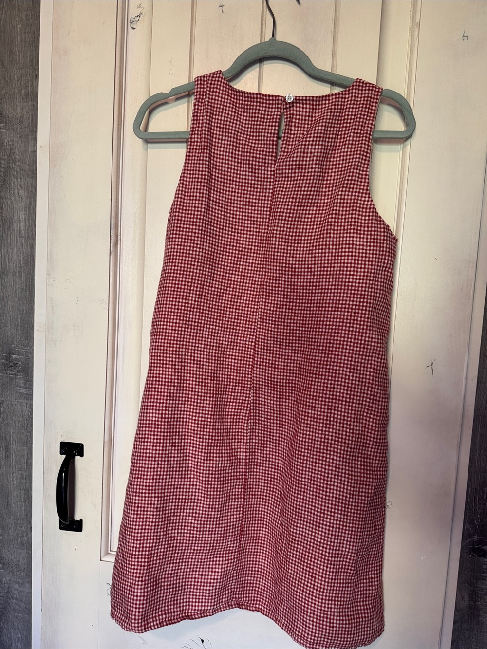 100% European linen tank mini dress. - Picture 3 of 11